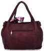 Torebka Damska typu Shopper Bag firmy Herisson Bordowa